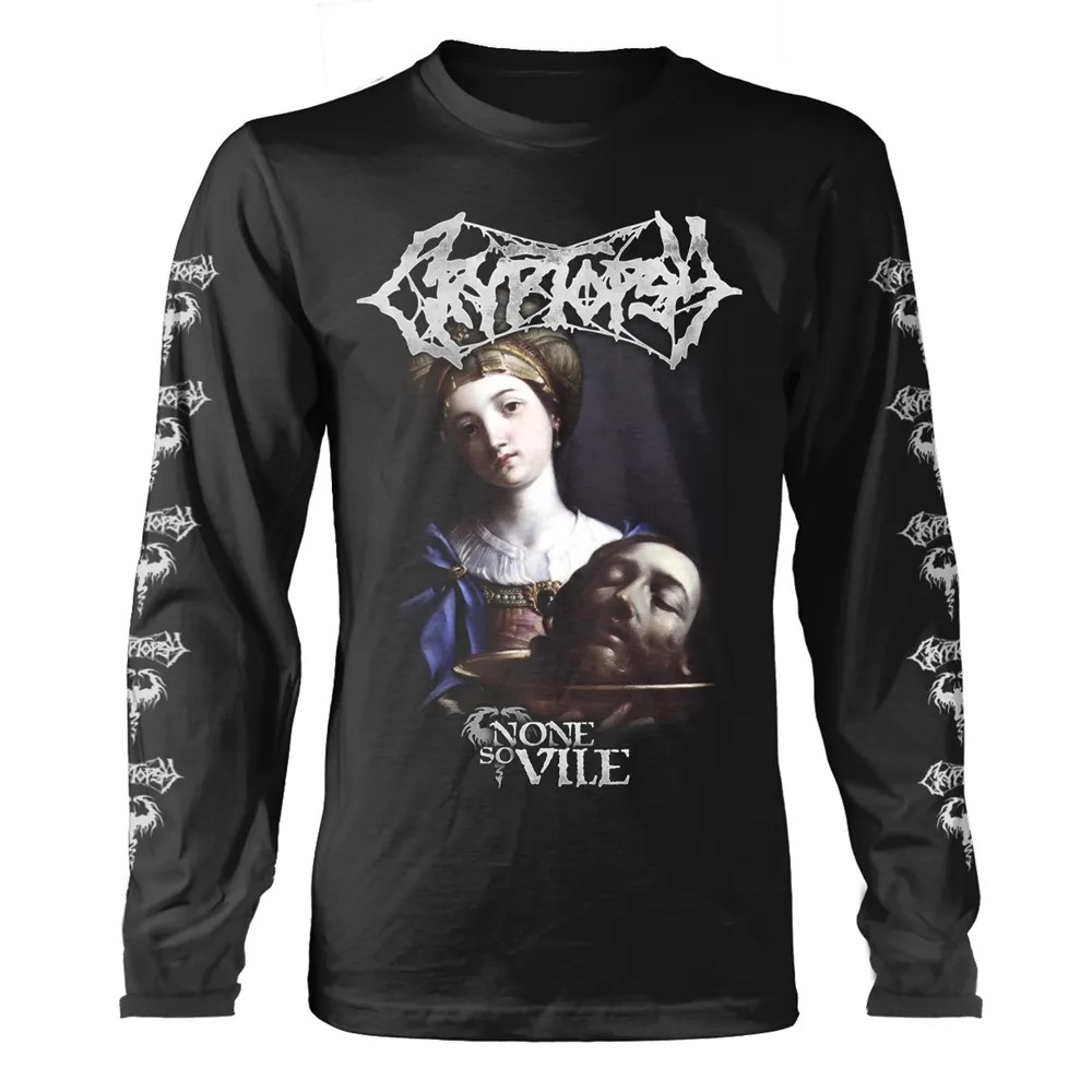 Cryptopsy none so vile long sleeve shirt s-3xl official death metal band merch