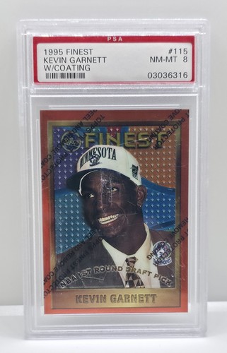 Kevin Garnett #115 1995 Finest card