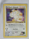 Pokemon TCG Giovanni's Meowth 74/132 Gym Challenge NM