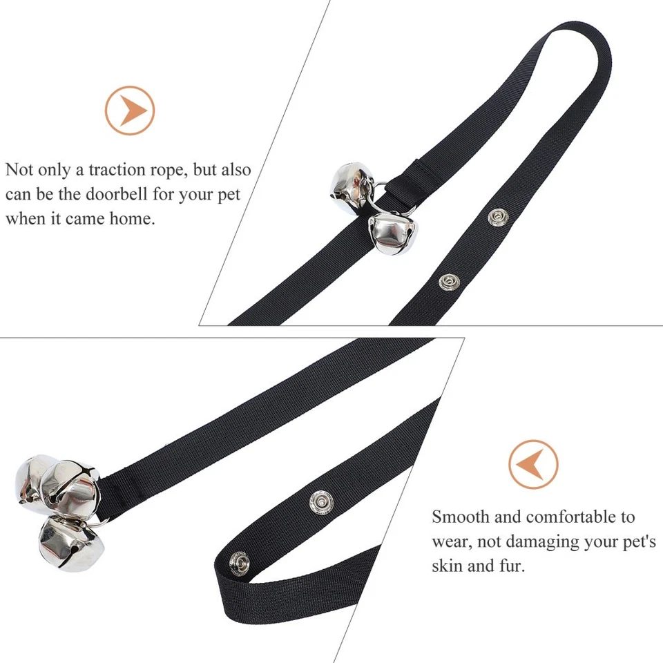 1PC SIMPLE PET BELL CORDE PREMIUM CHANGELLE CORDE PHOTO PHOTPY CORDE - Photo 2/4