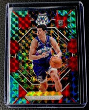 2022-23 Panini Mosaic Choice - Red Green Prizm #232 Simone Fontecchio (RC)