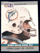 1990 Pro Set - Larry Csonka Super Bowl MVP #8