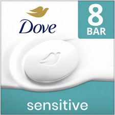 Dove Beauty Bar Soap Sensitive Moisture Cream 3.75 oz Choose 8 Bars New