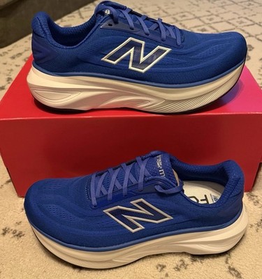 Men's New Balance Fresh Foam X More v6, Blue Gemstone/Blue/Silver, 8.5 2E Wide