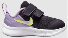 NIKE STAR RUNNER 3 TDV Cave Purple White Lilac 4C Kids Sneaker DA2778 500