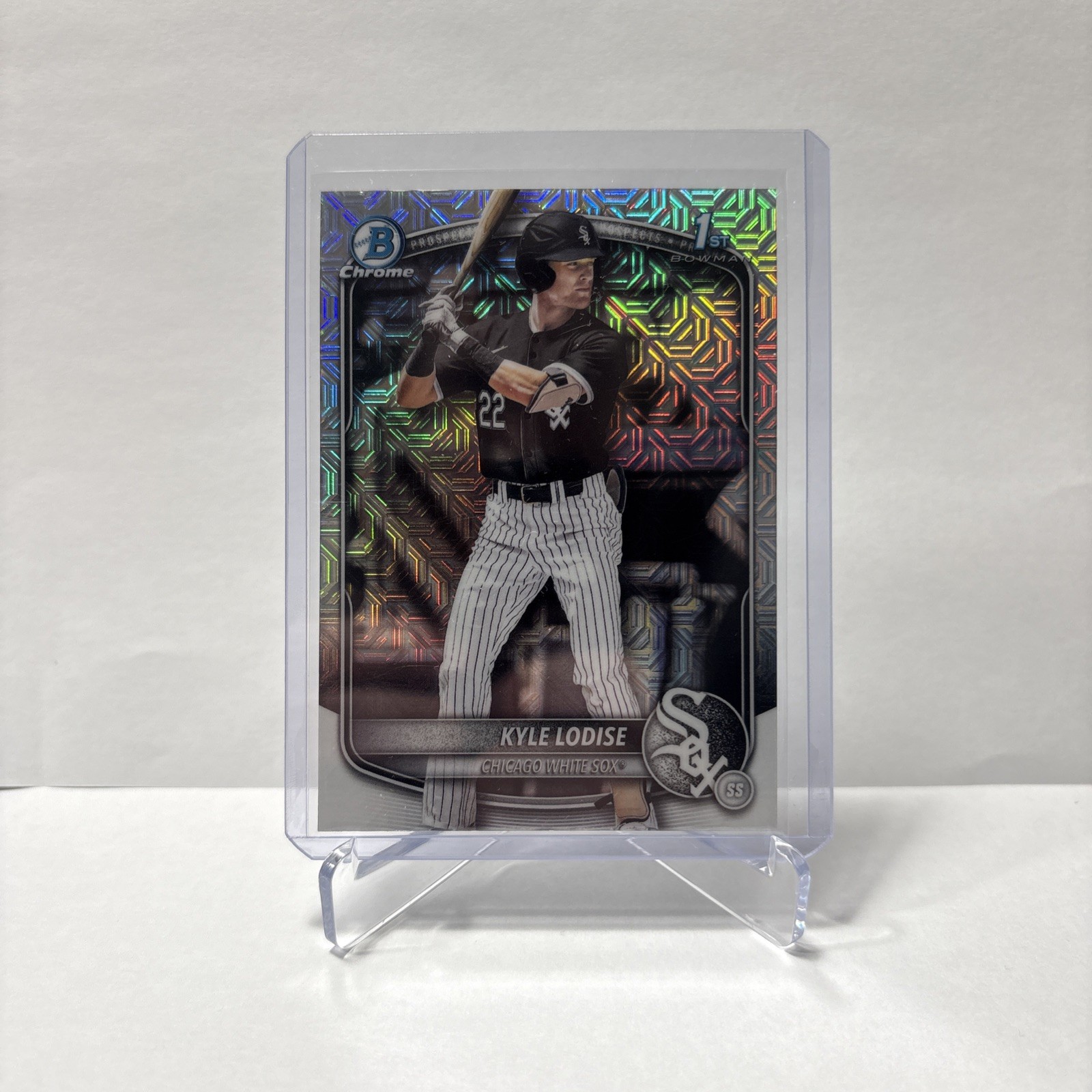 Bowman Draft Chrome 1st Kyle Lodise White Sox 2025 #BDC-144 Mojo Refractor