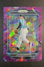 2023 Panini Prizm - Jacob Berry #18 Purple Ice Prizm (RC)