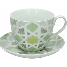 TOGNANA JUMBO TASSE MIT TELLER 45 CL AUS PORZELLAN - MILK&COFFEE HELLAS