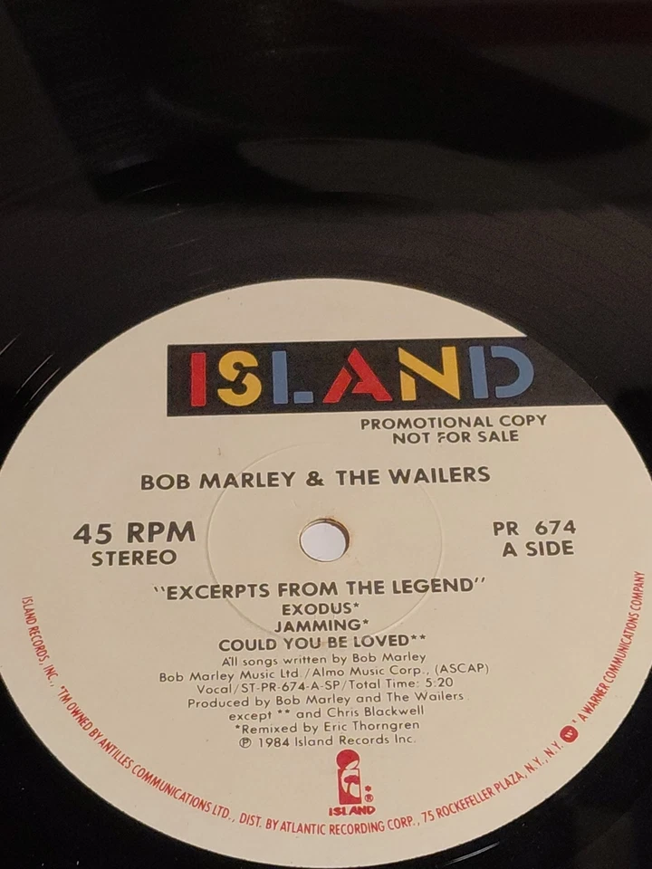 BOB MARLEY & THE WAILERS "EXCERPTS FROM THE LEGEND" PROMO - Image 4 of 4