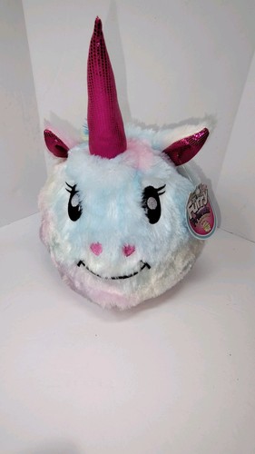 Einhorn Plüsch Furry Friendz aufblasbares Spielzeug Regenbogen (RAR) 11 Zoll groß Unisex Neu - Bild 7 von 10