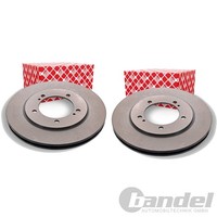 2X febi Bremsscheiben Ø310Mm Vorne Passend FÜR