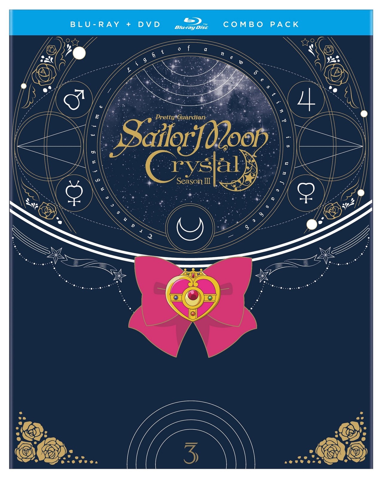Sailor Moon Crystal Season 3 Set 1 (BD/DVD) (Blu-ray) Various