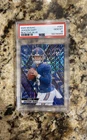 2025 Panini Mosaic - Rookies Jaxson Dart #362 Reactive Blue Mosaic Prizm (RC)