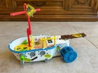 Vintage 1991 Teenage Mutant Ninja Turtles Leo's Jolly Tubboat Incomplete TMNT