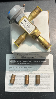 #ad Sporlan LAC 4 180 Brass Copper Head Pressure Control Valve HVAC Refrigeration $100.00