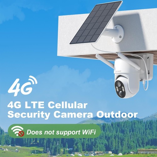 Wireless Security Camera Outdoor, Cellular Security Cameras with SIM Card, So... - Picture 2 of 9