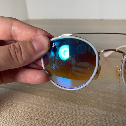 Occhiali da sole Ray-Ban RB3647N 001/40 SOLO MONTATURE oro bianco 51-22-145 - Foto 5 di 12