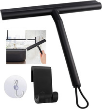 Shower Squeegee,8 Inch Window Glass Scraper Shower Cleaner with Suction Cup Hook