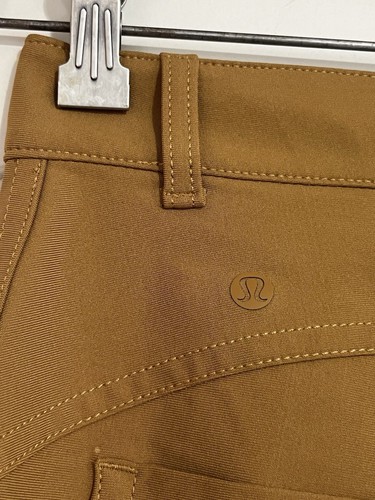 Pantalón Lululemon City Elegante 5 Bolsillos 30" en Bronce Especiado Warpstreme Elástico 8 - Imagen 7 de 8