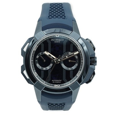 Jacob & Co. Epic X Chronograph EC400.22.AF.AA.A Titanium Blue w. Papers '24
