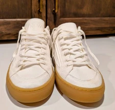 Mens white canvas Nothing New shoes 9.5 -  new without box