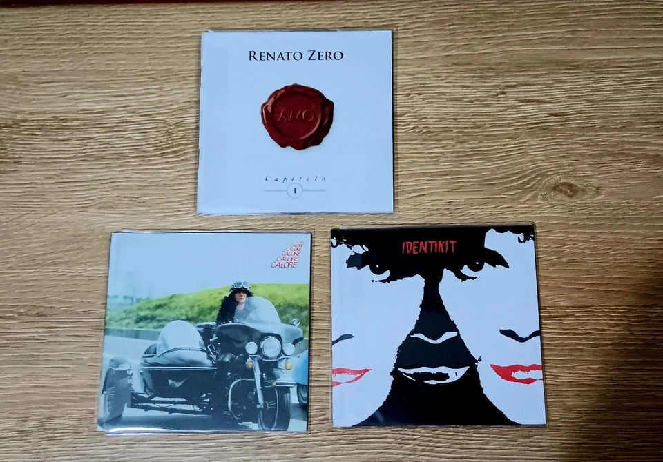 Renato Zero Stock 3 CD In Bustina+Volumetti (Come Nuovi) - Immagine 3 di 4