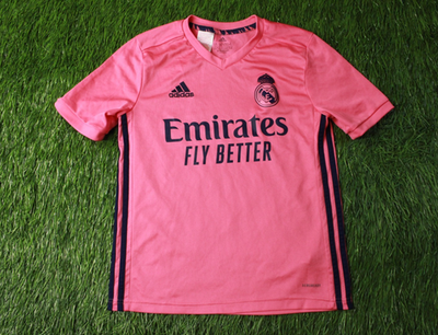 Real Madrid Jersey 20/21 Away Sz M 11-12Y Boys Soccer Shirt