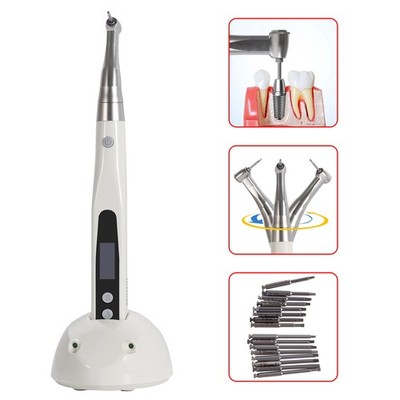Dental Wireless Implant Electric Torque Wrench Handpiece Tool Driver 360° Rotate