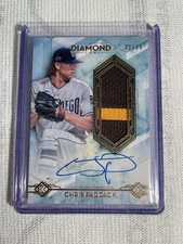 2020 Topps Diamond Icons Chris Paddack Jumbo Patch Auto # /25