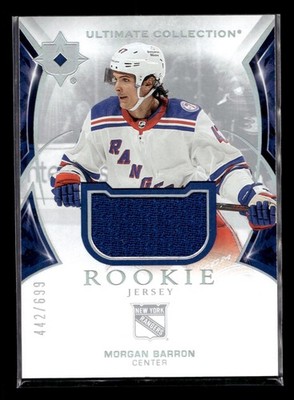 Morgan Barron 2021-22 Upper Deck Ultimate Collection #135 Rookies Jersey /699