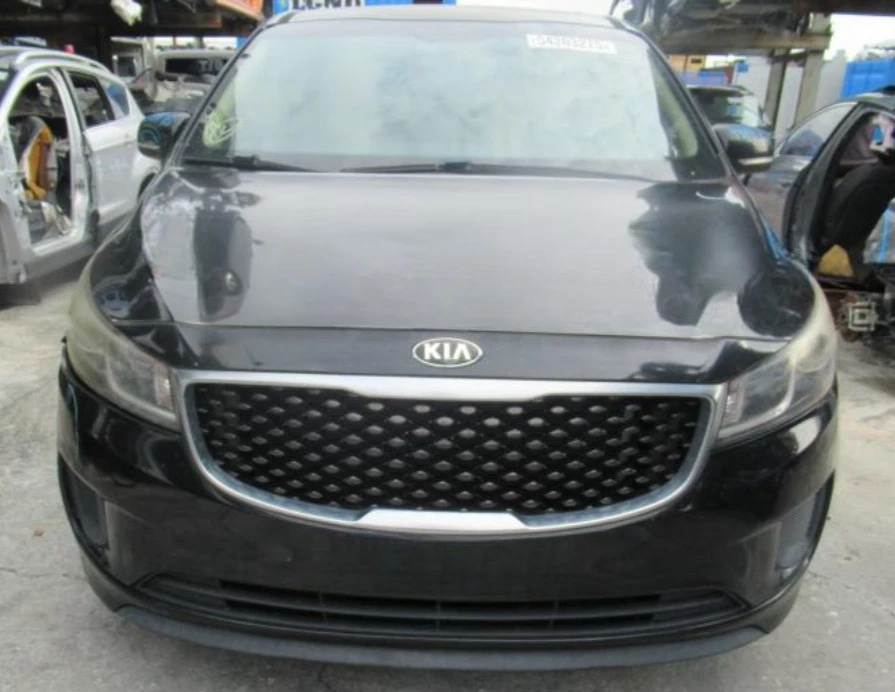 2015-2018 Kia Sedona Left Driver Side View Power Mirror Door Black Oem Foto 4 de 4