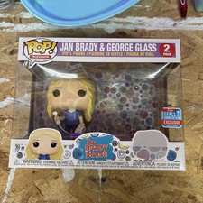 Funko Pop Television The Brady Bunch Jan Brady and George Glass 2 Pack Exclusive