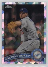 2011 Topps Chrome Atomic Refractor 85/225 Jonathan Broxton #153 16q7