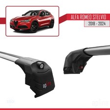 Menabo Barres De Toit Transversales Pour Alfa Romeo Stelvio