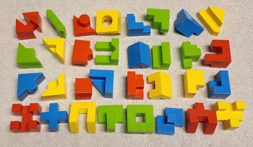 Juego de Superfección Puzzle Piezas Bloques Piezas de Repuesto Completo 32 piezas Set De Colección Foto 2 de 2