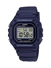 Casio Men's W218H-2A Blue Digital Watch