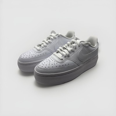 Nike Womens Court Vision Alta Shoe, White, Size 9 New In Box
