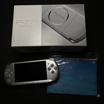 おもちゃ SONY PSP-3000 MS SONY Playstation Portable PSP-3000MS Mystic Silver Japan Console W