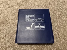 Mercedes Farben und Polster Polstermappe Musterbuch W123 R107 SL W116 SEL