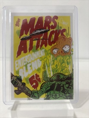 2022 Garbage Pail Kids x Ermsy Chopped C1 Mars Attacks Entertainment Blend Chase