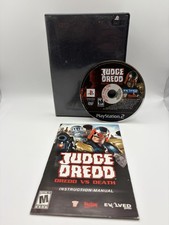 Judge Dredd: Dredd vs Death PS2 (Sony PlayStation 2) Manual & Disc Only Tested