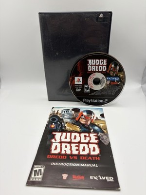 Judge Dredd: Dredd vs Death PS2 (Sony PlayStation 2) Manual & Disc Only Tested