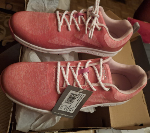 Etonic Golf- Ladies Stablizer Sport 2.0 Shoes Pink Size 8.5 Medium (LS200PK) - Picture 2 of 9