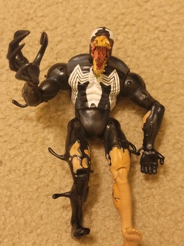 Vintage 2001 Toy Biz Marvel Spider-Man Classics Eddie Transforming VENOM Figure