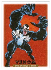 2024 UD SkyBox Marvel Masterpieces ’92 Platinum Canvas Parallel VENOM #97