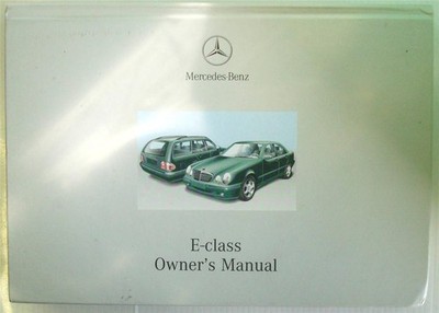 MERCEDES BENZ E CLASS Car Owners Manual Oct 2000 #210 584 79 83