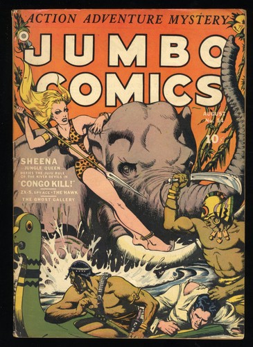 Jumbo Comics #54 FN+ 6.5 Fiction House 1943