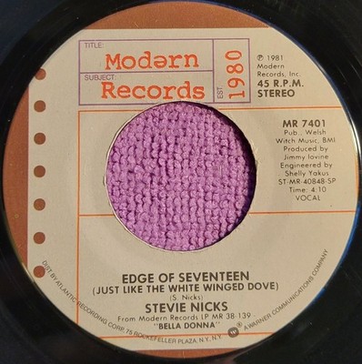 Stevie Nicks ''Edge Of Seventeen (Just Like The White Winged Dove)/live'' F Read!