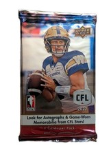 2022 Upper Deck CFL Football Hobby PACK - ONE PACK ONLY