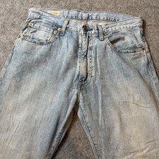 Levi’s 555 Big E Selvedge Jeans W31 L32 Light Wash Straight Leg Denim